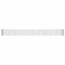 5-panels kaninbur 541x109x54 cm galvaniseret jern