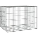 kaninbur 78x54x54 cm galvaniseret jern
