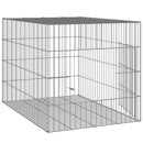 kaninbur 78x54x54 cm galvaniseret jern