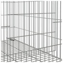 kaninbur 78x54x54 cm galvaniseret jern