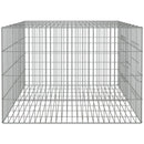 2-panels kaninbur 110x79x54 cm galvaniseret jern