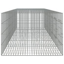 6-panels kaninbur 327x79x54 cm galvaniseret jern
