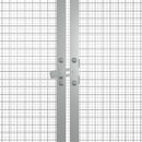 hønsehus 200x91x100 cm galvaniseret stål antracitgrå