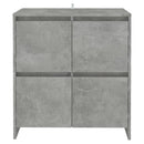 skænke 2 stk. 70x41x75 cm konstrueret træ betongrå