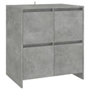 skænke 2 stk. 70x41x75 cm konstrueret træ betongrå