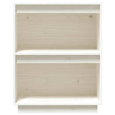konsolskab 60x34x75 cm massivt fyrretræ hvid