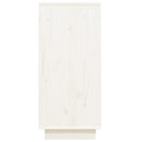 konsolskab 60x34x75 cm massivt fyrretræ hvid