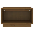 tv-bord 60x35x35 cm massivt fyrretræ gyldenbrun