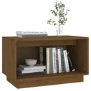 tv-bord 60x35x35 cm massivt fyrretræ gyldenbrun