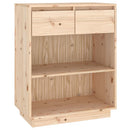 konsolskab 60x34x75 cm massivt fyrretræ
