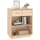 konsolskab 60x34x75 cm massivt fyrretræ