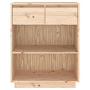 konsolskab 60x34x75 cm massivt fyrretræ