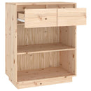 konsolskab 60x34x75 cm massivt fyrretræ