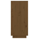 konsolskab 60x34x75 cm massivt fyrretræ gyldenbrun