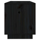 tv-bord 74x34x40 cm massivt fyrretræ sort