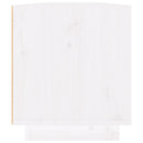 tv-bord 110x34x40 cm massivt fyrretræ hvid