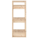 bogreol/rumdeler 41x35x91 cm massivt fyrretræ