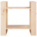 bogreol/rumdeler 60x35x57 cm massivt fyrretræ