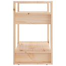 bogreol/rumdeler 60x35x57 cm massivt fyrretræ