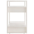 bogreol/rumdeler 60x35x57 cm massivt fyrretræ hvid