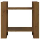 bogreol/rumdeler 60x35x57 cm massivt fyrretræ gyldenbrun