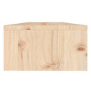skærmholder 50x24x13 cm massivt fyrretræ