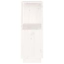 bogreol/rumdeler 51x25x70 cm massivt fyrretræ hvid