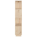 bogreol/rumdeler 51x25x132 cm massivt fyrretræ
