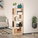 bogreol/rumdeler 51x25x132 cm massivt fyrretræ