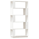 bogreol/rumdeler 80x25x163,5 cm massivt fyrretræ hvid