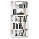 bogreol/rumdeler 80x25x163,5 cm massivt fyrretræ hvid