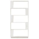 bogreol/rumdeler 80x25x163,5 cm massivt fyrretræ hvid
