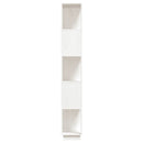 bogreol/rumdeler 80x25x163,5 cm massivt fyrretræ hvid