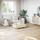 gulvtæppe 160x230 cm blødt plys skridsikkert og vaskbart beige