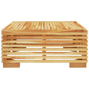 sofabord til haven 69,5x69,5x31 cm massivt teaktræ