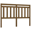 sengegærde 166x4x100 cm massivt fyrretræ gyldenbrun