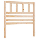 sengegærde 96x4x100 cm massivt fyrretræ