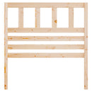 sengegærde 96x4x100 cm massivt fyrretræ