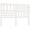 sengegærde 146x4x100 cm massivt fyrretræ hvid