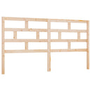 sengegærde 206x4x100 cm massivt fyrretræ