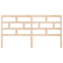 sengegærde 206x4x100 cm massivt fyrretræ