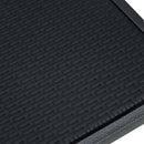 spisebordssæt til haven 7 dele sort