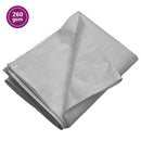 presenning 3x4 m 260 g/m² HDPE grå