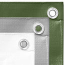 presenning 8x10 m 260 g/m² HDPE grå