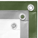 presenning 8x12 m 260 g/m² HDPE grå