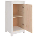 skænke 2 stk. 39x35x80 cm massivt fyrretræ hvid