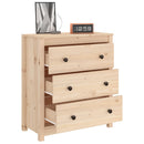 skænk 70x35x80 cm massivt fyrretræ