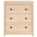 skænk 70x35x80 cm massivt fyrretræ