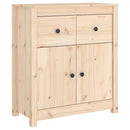 skænk 70x35x80 cm massivt fyrretræ