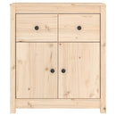 skænk 70x35x80 cm massivt fyrretræ